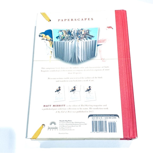 The Aviary by Matt Merritt Press Out Bird Book ISBN 978-1-6842-578-4 - Picture 8 of 8